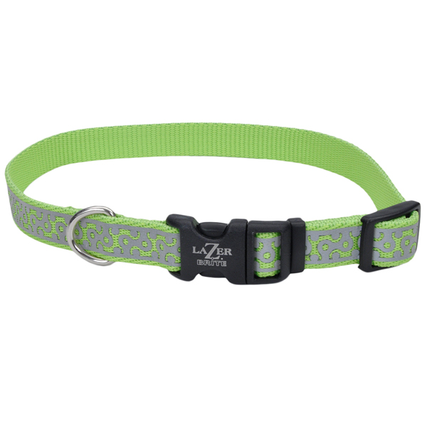Coastal Lazer Brite Reflective Collar КОСТАЛ ЛАЗЕР БРАЙТ світловідбивний нашийник для собак, 1.6х30-46см