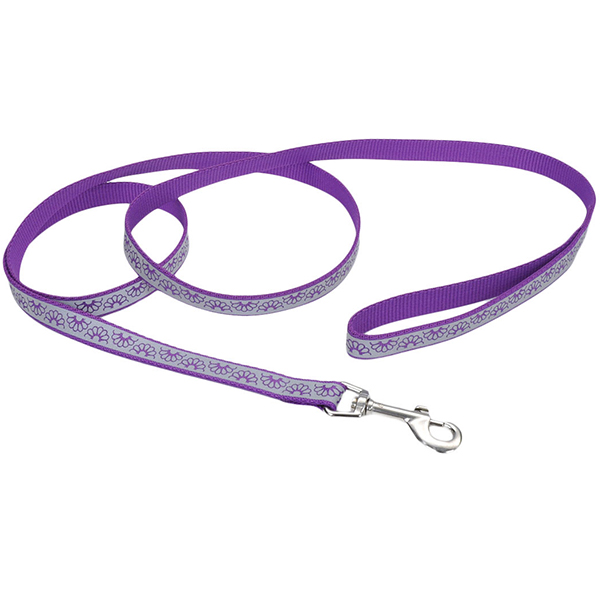 Coastal Lazer Brite Reflective Leash КОСТАЛ ЛАЗЕР БРАЙТ світловідбивний повідець для собак, 1.6смХ1.2м