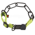 Sprenger Adjustable Collar with Assembly Chain СПРЕНГЕР РЕГУЛЬОВАНИЙ НАШИЙНИК з нейлоном для собак, довга ланка, воронована нержавіюча сталь