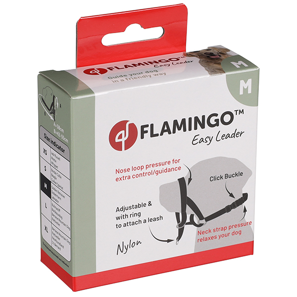 Flamingo Easy Leader M ФЛАМІНГО ІЗІ ЛІДЕР намордник для корекції поведінки собак, лабрадор, доберман, ретрівер