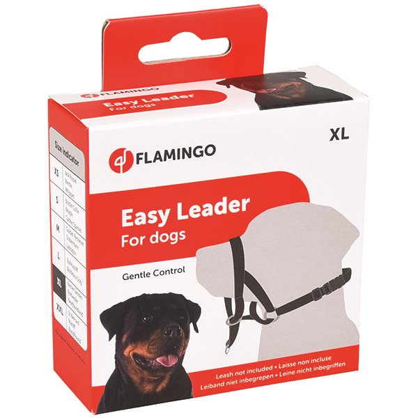 Flamingo Easy Leader XL ФЛАМІНГО ІЗІ ЛІДЕР недоуздок для корекції поведінки собак, бернський зенненхунд, ротвейлер, ньюфаундленд
