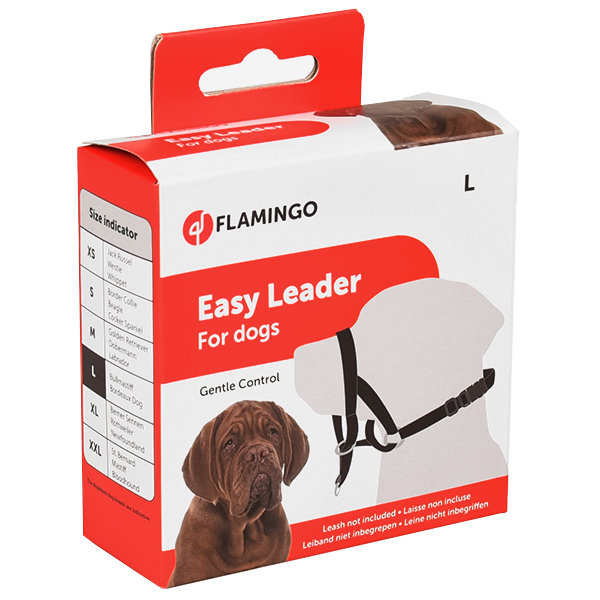 Flamingo Easy Leader L ФЛАМІНГО ІЗІ ЛІДЕР намордник для корекції поведінки собак, бульмастиф, бордоський дог