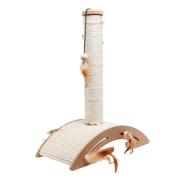 Flamingo Seaweed Toy Ella ФЛАМІНГО ЕЛЛА стовпчик кігтеточка для котів, сизаль