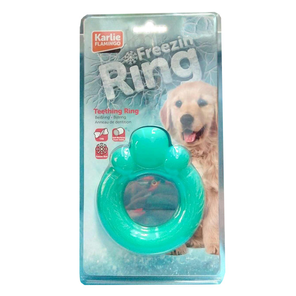 Flamingo Teething Ring ФЛАМІНГО КІЛЬЦЕ ОХОЛОДЖУВАЛЬНЕ для зубів що ріжуться, іграшка для собак