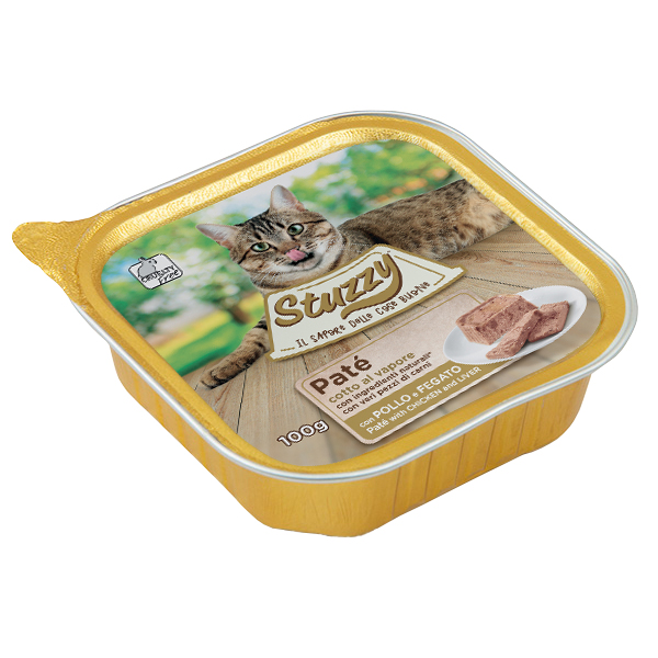 Stuzzy Cat Chicken Liver ШТУЗІ КУРКА ПЕЧІНКА корм для котів, паштет, 100г