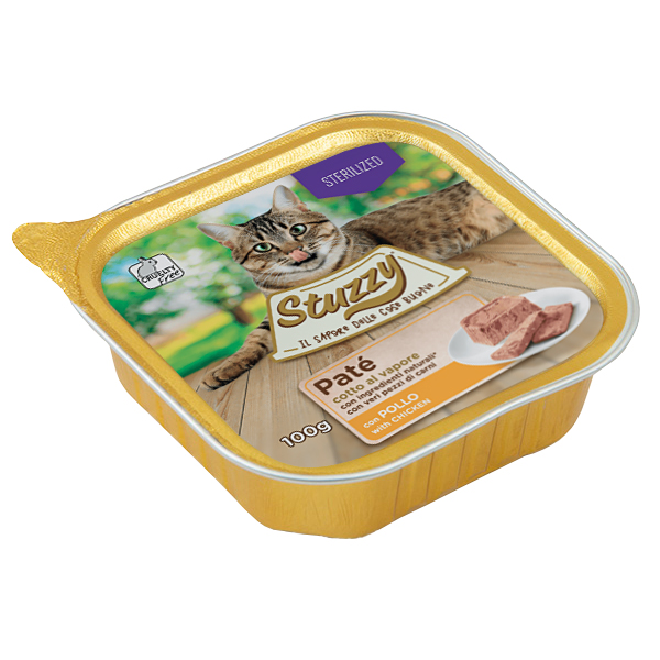Stuzzy Cat Sterilized ШТУЗІ СТЕРІЛАЙЗИД корм для стерилізованих котів, паштет, 100г