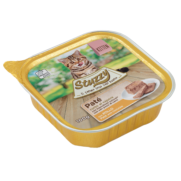 Stuzzy Chicken for Kitten ШТУЗІ ДЛЯ КОШЕНЯТ корм з куркою для кошенят, паштет, 100г