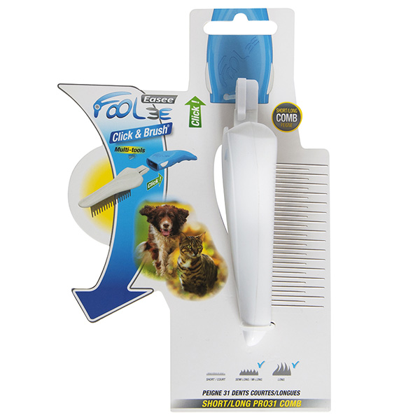 FoOlee Easee Short/Long Pro31 Comb ФОЛІ ІЗІ ШОТ/ЛОНГ ГРЕБІНЕЦЬ для середньої та довгої шерсті, змінна насадка