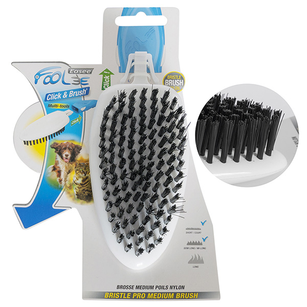 FoOlee Easee Bristle Pro Medium Brush ФОЛІ ІЗІ БРІСТЛ ПРО ЩІТКА для короткої та середньої шерсті, змінна насадка