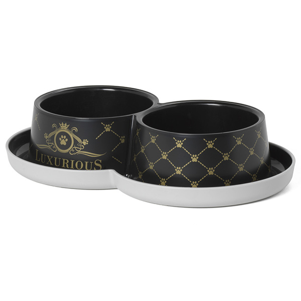 Moderna Double Trendy Dinner Luxurious МОДЕРНА ЛАКШЕРІЗ подвійна миска для котів, 2х350мл