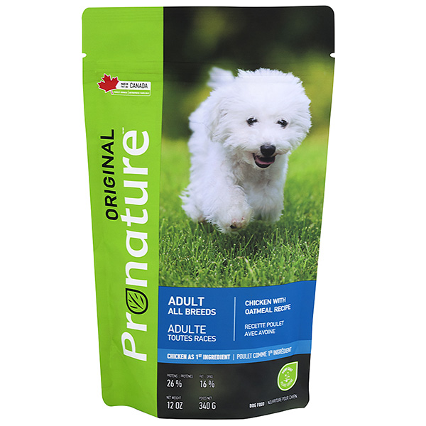 Pronature Original Adult Chicken With Oatmeal ПРОНАТЮР ОРІДЖИНАЛ КУРКА сухий корм для собак
