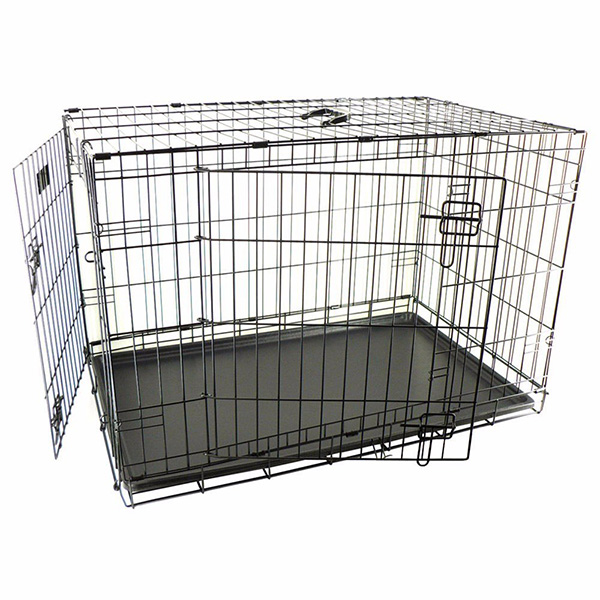 Flamingo Wire Cage Ebo Taupe ФЛАМІНГО ЕБО КЛІТКА 2-х дверна для собак