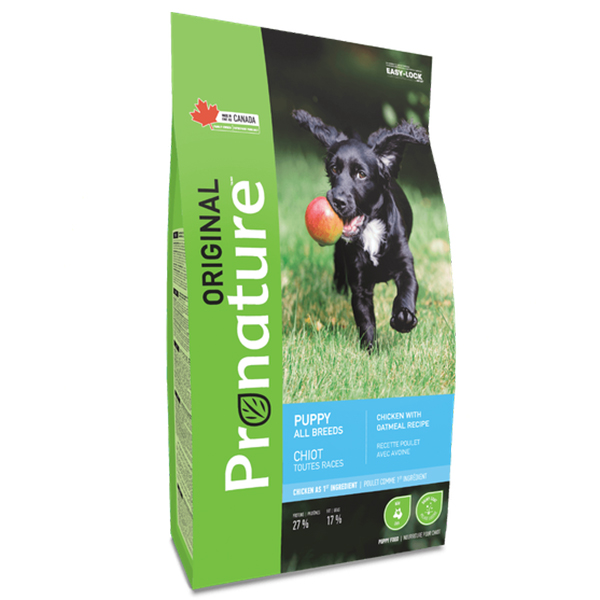 Pronature Original Puppy Chicken With Oatmeal ПРОНАТЮР ОРІДЖИНАЛ ЦУЦЕНЯ КУРКА сухий корм для цуценят