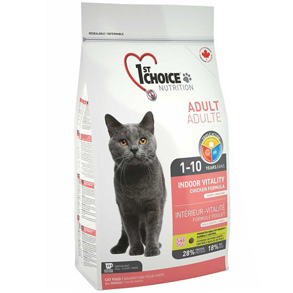 1st Choice Adult Indoor Vitality Chicken ФЕСТ ЧОЙС КУРКА ВІТАЛІТІ сухий суперпреміум корм для котів