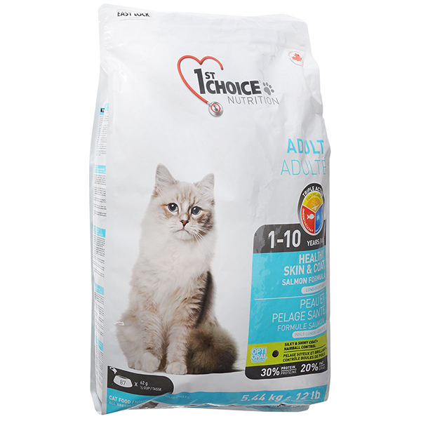 1st Choice Adult Healthy Skin&Coat ФЕСТ ЧОЙС ХЕЛЗІ ЛОСОСЬ сухий суперпреміум корм для котів