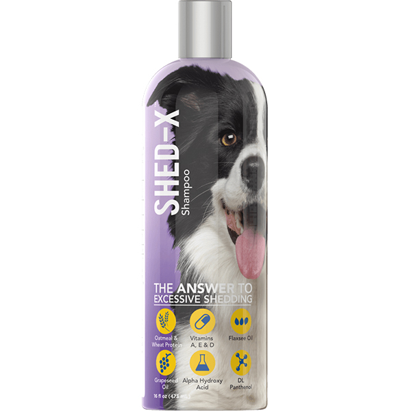 SynergyLabs Shed-X Shampoo СИНЕРДЖІ ЛАБС ШЕД-ІКС шампунь проти линьки для собак