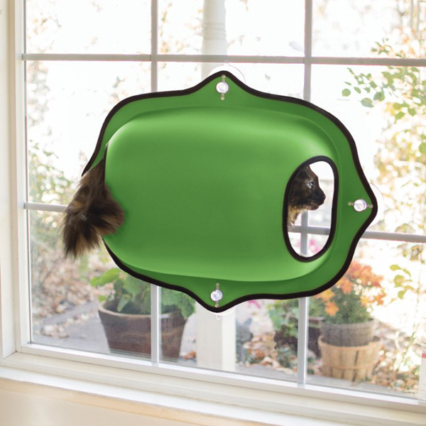 K&H Ez Mount Window Pod СПАЛЬНЕ МІСЦЕ будиночок на вікно для котів