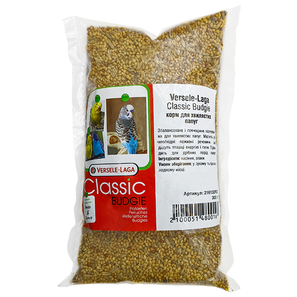 Versele-Laga Classic Вudgies ВЕРСЕЛЕ-ЛАГА КЛАСІК ПАПУЖКА зернова суміш, корм для хвилястих папуг