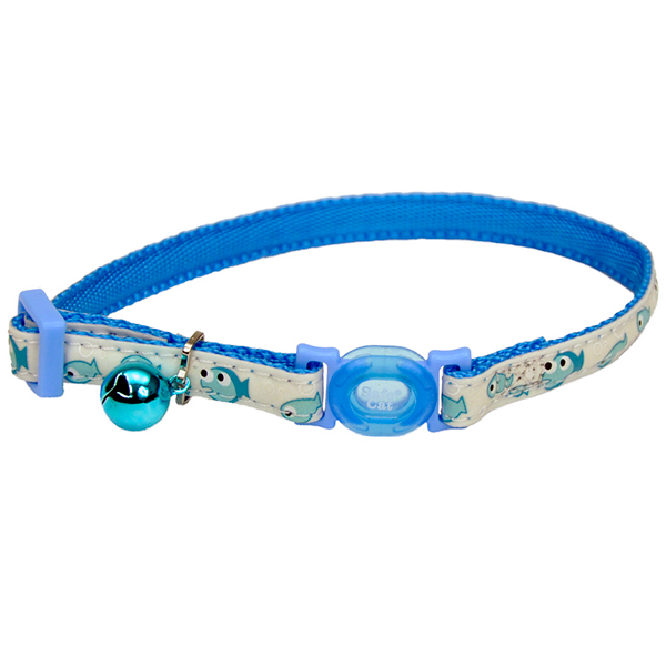 Coastal Fashion Safe Cat Collar КОСТАЛ безпечний нашийник що світится в темряві для котів