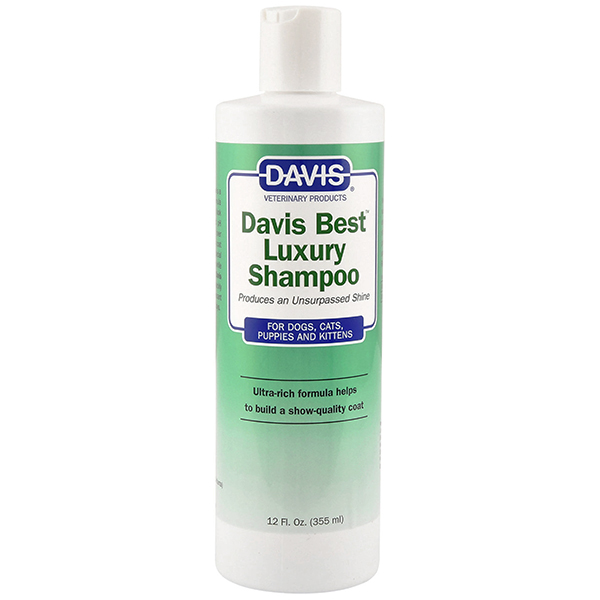 Davis Best Luxury Shampoo ДЕВІС БЕСТ ЛАКШЕРІ шампунь для блиску шерсті у собак і котів, концентрат