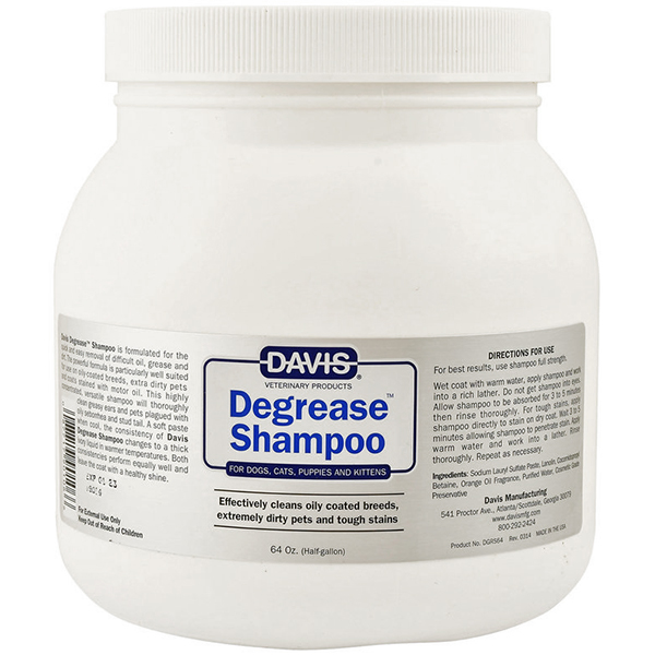 Davis Degrease Shampoo ДЕВІС ДЕГРІС знежирювальний шампунь для собак і котів