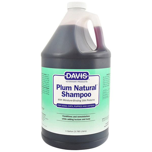 Davis Plum Natural Shampoo ДЕВІС НАТУРАЛЬНА СЛИВА шампунь з протеїнами шовку для собак і котів, концентрат