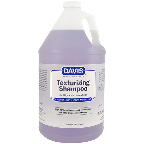 Davis Texturizing Shampoo ДЕВІС ТЕКСТУРУЮЧИЙ шампунь для жорсткої та об’ємної шерсті у собак і котів, концентрат