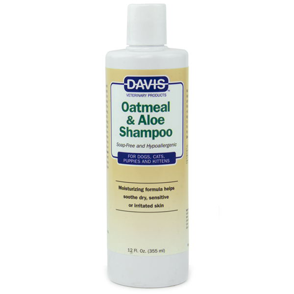 Davis Oatmeal & Aloe Shampoo ДЕВІС ВІВСЯНЕ БОРОШНО З АЛОЕ гіпоалергенний шампунь для собак і котів, концентрат