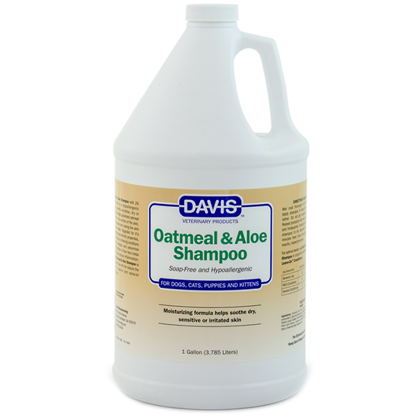 Davis Oatmeal & Aloe Shampoo ДЕВІС ВІВСЯНЕ БОРОШНО З АЛОЕ гіпоалергенний шампунь для собак і котів, концентрат