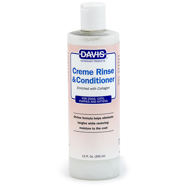 Davis Creme Rinse & Conditioner ДЕВІС КРЕМ РІНЗ ополіскувач та кондиціонер з колагеном для собак і котів, концентрат