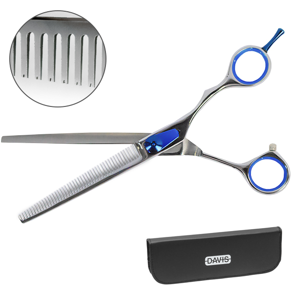 Davis Extreme Edge BLUE Thinning ДЕВІС ЕКСТРІМ ЕДЖ філірувальні ножиці для стрижки собак