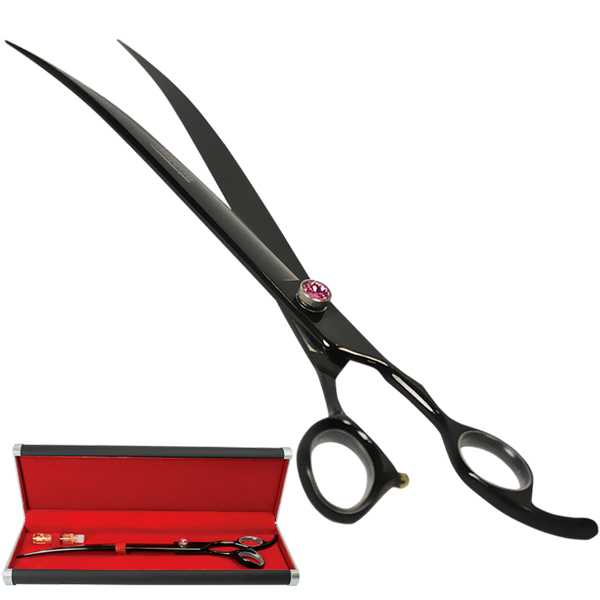 Davis Majutsu Titanium Curved ДЕВІС МАЙЖИТЦУ ТІТАНІУМ вигнуті ножиці для стрижки собак