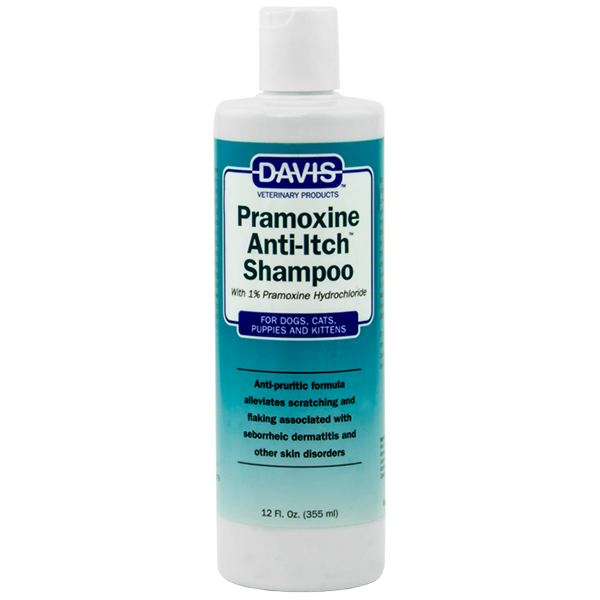 Davis Pramoxine Anti-Itch Shampoo ДЕВІС ПРАМОКСИН шампунь від свербежу з 1% прамоксину гідрохлоридом для собак і котів
