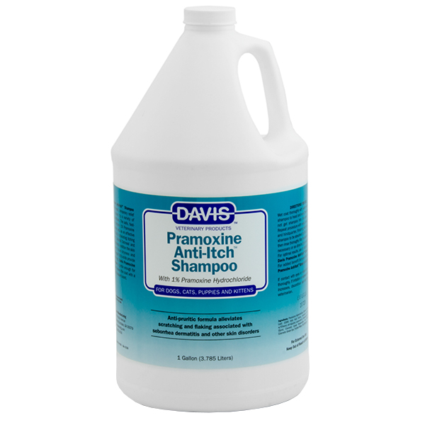 Davis Pramoxine Anti-Itch Shampoo ДЕВІС ПРАМОКСИН шампунь від свербежу з 1% прамоксину гідрохлоридом для собак і котів
