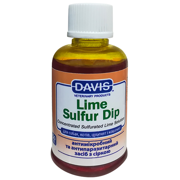 Davis Lime Sulfur Dip ДЕВІС ЛАЙМ СУЛЬФУР антимікробний і антипаразитарний засіб для собак і котів, концентрат