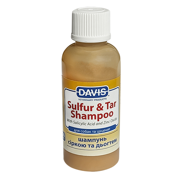 Davis Sulfur & Tar Shampoo ДЕВІС СУЛЬФУР TАР шампунь з сіркою та дьогтем для собак