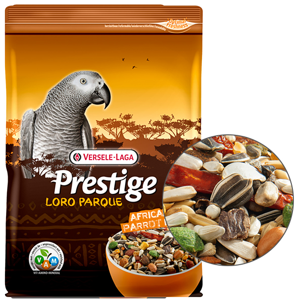 Versele-Laga Prestige Loro Parque African Parrot Mix ВЕРСЕЛЕ-ЛАГА ПРЕСТИЖ ЛОРО ПАРК АФРИКАНСЬКИЙ ПАПУГА повнораціонний корм для середніх та великих африканських папуг