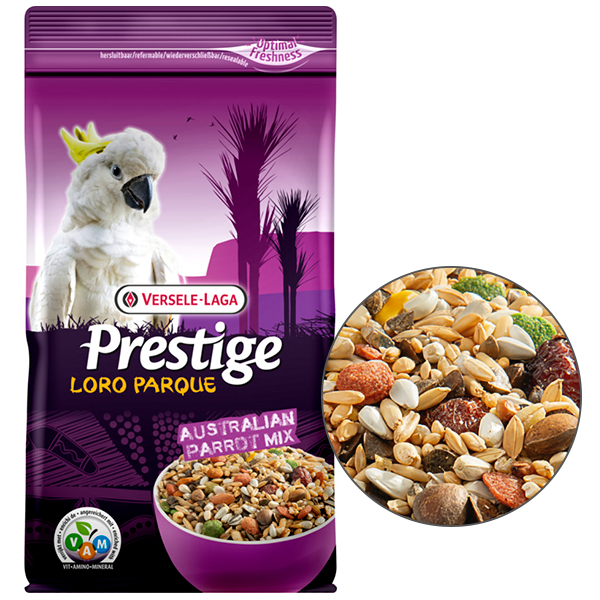 Versele-Laga Prestige Loro Parque Australian Parrot Mix ВЕРСЕЛЕ-ЛАГА ПРЕСТИЖ ЛОРО ПАРК АВСТРАЛІЙСЬКИЙ ПАПУГА повнораціонний корм для какаду