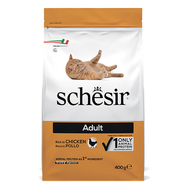 Schesir Cat Adult Chicken ШЕЗІР ДОРОСЛИЙ КУРКА сухий монопротеїновий корм для котів