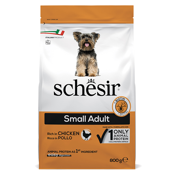 Schesir Dog Small Adult Chicken ШЕЗІР ДОРОСЛИЙ МАЛИХ КУРКА сухий монопротеїновий корм для собак малих порід