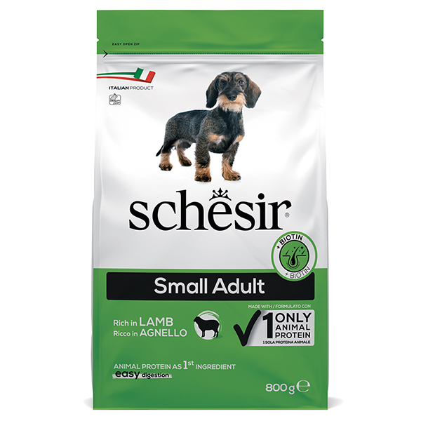 Schesir Dog Small Adult Lamb ШЕЗІР ДОРОСЛИЙ МАЛИХ ЯГНЯ сухий монопротеїновий корм для собак малих порід