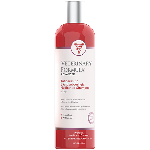 Veterinary Formula CC Antiparasitic & Antiseborrheic Shampoo ВЕТЕРИНАРНА ФОРМУЛА АНТИПАРАЗИТАРНИЙ і АНТИСЕБОРЕЙНИЙ лікувальний шампунь для собак, з дьогтем, сіркою, саліциловою кислотою