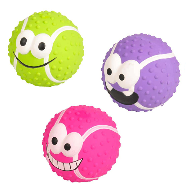 Flamingo Laughing Ball ФЛАМІНГО ВЕСЕЛИЙ М’ЯЧ латексна іграшка з пищалкою для собак