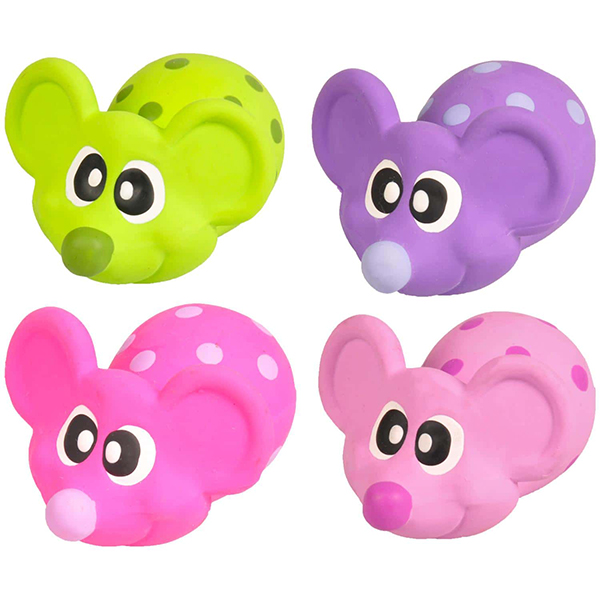 Flamingo Latex Mouse ФЛАМІНГО МИША латексна іграшка з пищалкою для собак