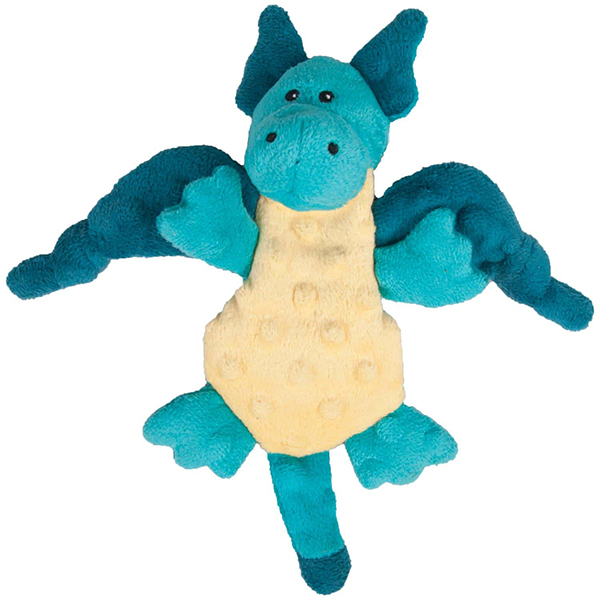 Flamingo Plush Dragon ФЛАМІНГО ПЛЮШЕВИЙ ДРАКОН м’яка іграшка з пищалкою для собак