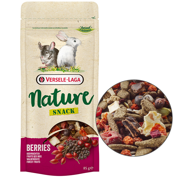 Versele-Laga Nature Snack Berries ВЕРСЕЛЕ-ЛАГА НАТЮР СНЕК ЯГОДИ додатковий корм ласощі для кроликів і гризунів