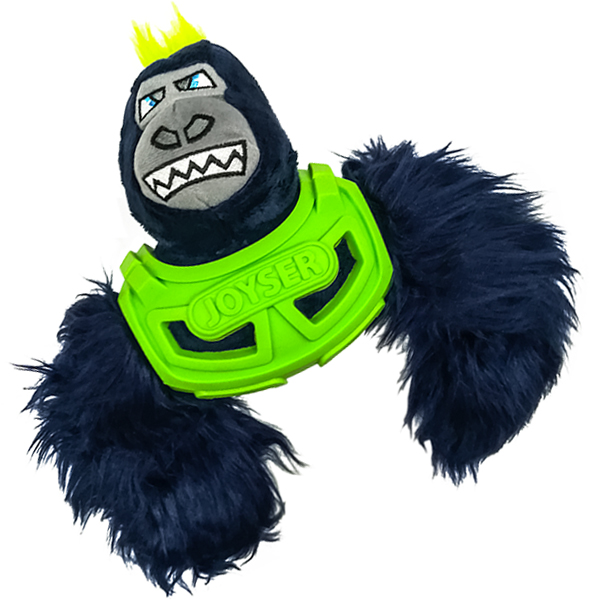 Joyser Squad Armored Gorilla ДЖОЙСЕР ГОРИЛА У БРОНІ м`яка іграшка з пищалкою для собак