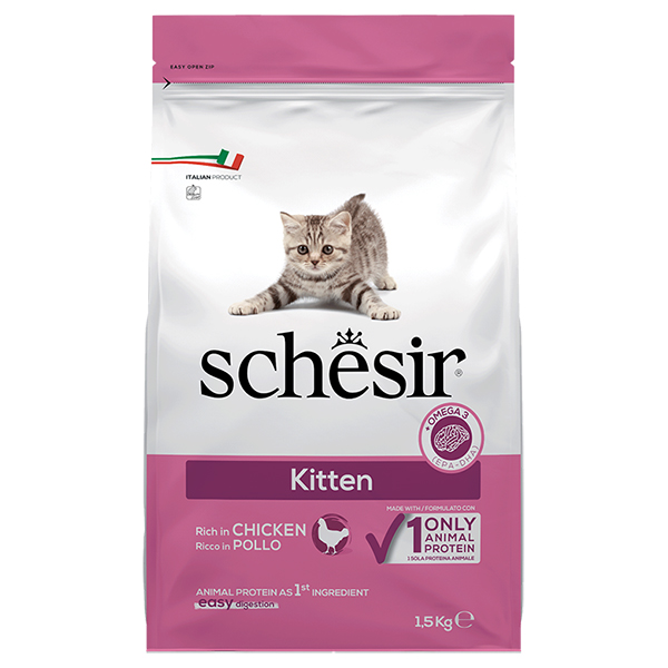 Schesir Cat Kitten ШЕЗІР КОШЕНЯ КУРКА сухий монопротеїновий корм для кошенят