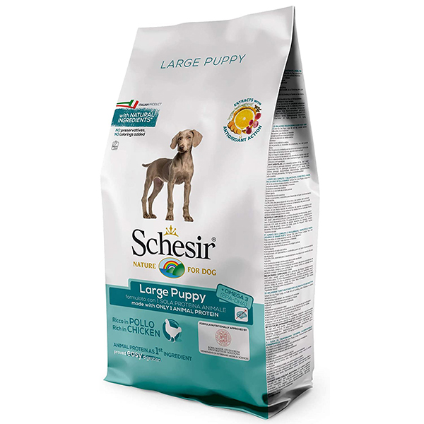 Schesir Dog Large Puppy ШЕЗІР ЦУЦЕНЯ КРУПНИХ КУРКА сухий монопротеїновий корм для цуценят великих порід