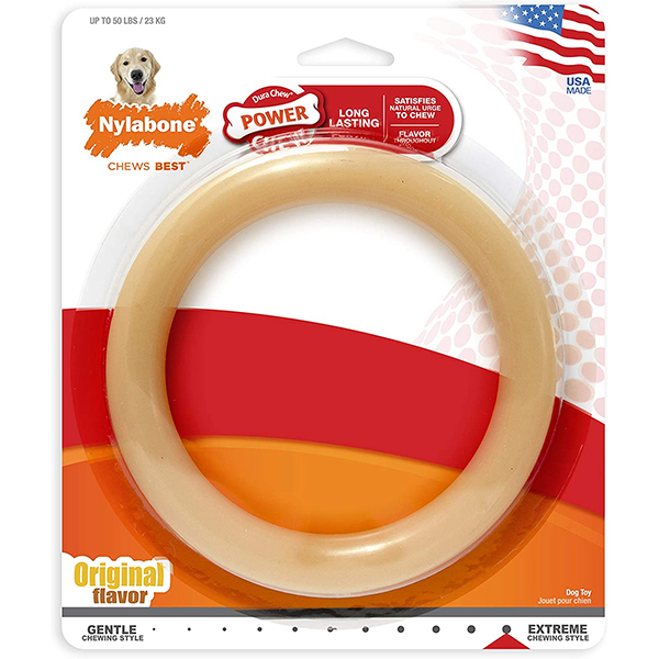 Nylabone Extreme Chew Ring НІЛАБОН КІЛЬЦЕ жувальна іграшка для собак, смак курки